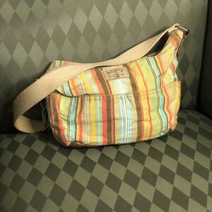 Roots Striped Multicolour Shoulder Bag